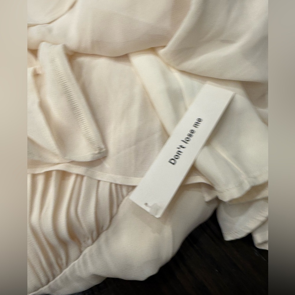 Reformation Maven dress in Fior de latte color - Picture 3 of 7